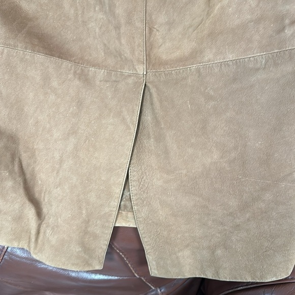 Adventure Bound by Wilson Thinsulate leather suede duster coat, fully lined, M, - Picture 13 of 13